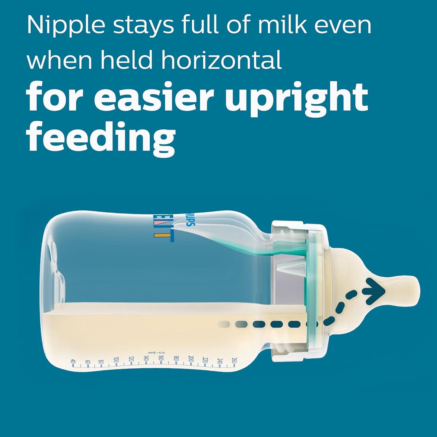 New Philips Avent Anti-Colic Baby Bottle with AirFree Vent 9oz (Clear)