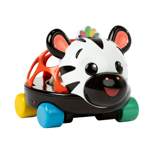 Baby Einstein Curious Car Zen Oball Toy Car & Rattle (Zen the Zebra)
