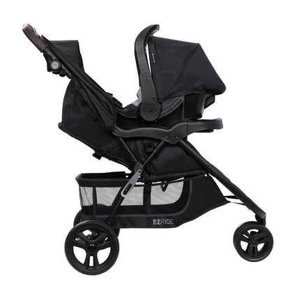 New Baby Trend EZ Ride DLX Stroller Travel System (Dash Midnight)