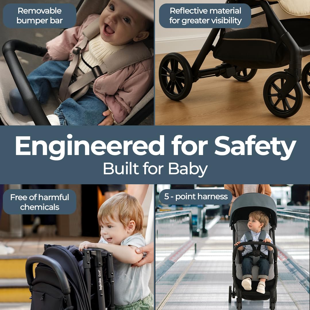 New Inglesina Quid 2 Stroller (Elephant Gray)