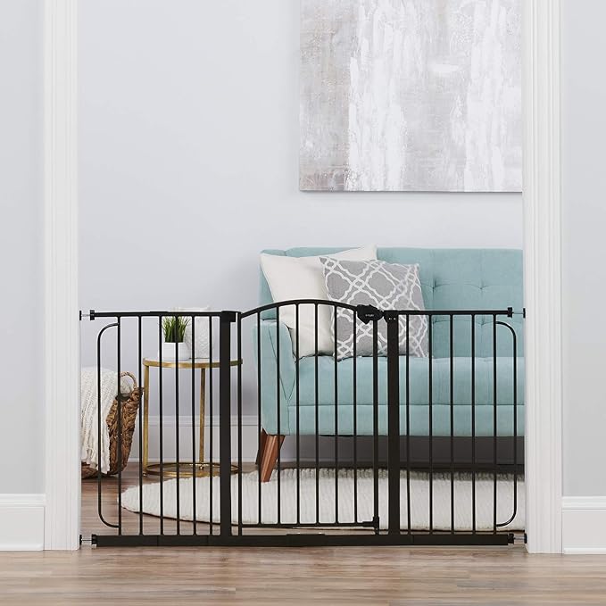 New Regalo 58-Inch Home Accents Super Wide Walk Through Baby Gate