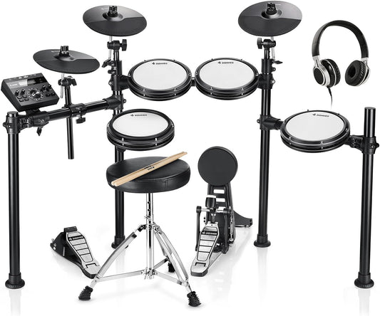 New Donner DED-200 Electric Drum Sets with Quiet Mesh Drum Pads