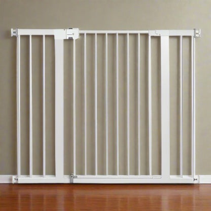 Safety 1st Easy Install 36" Extra Tall & Wide Gate, Fits Between 29'"And 47" (White)