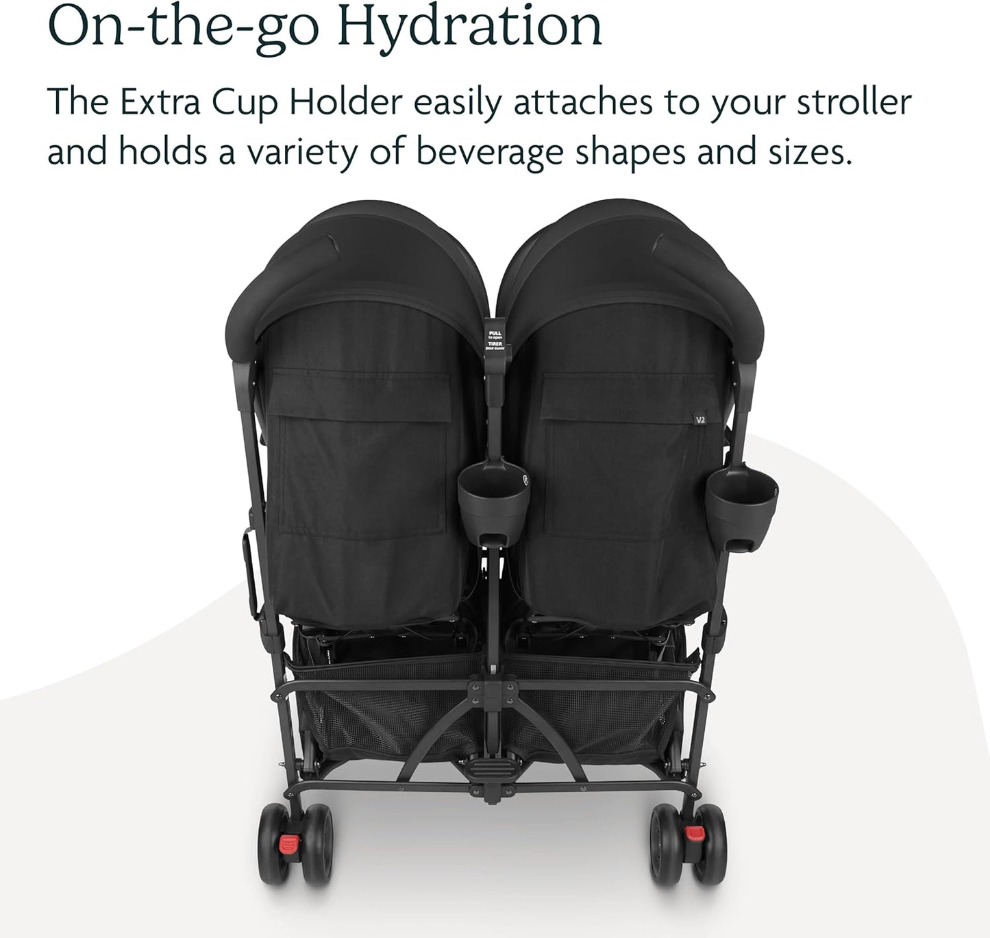 New UPPAbaby Cup Holder for G-Luxe & G-Link Strollers (Charcoal)