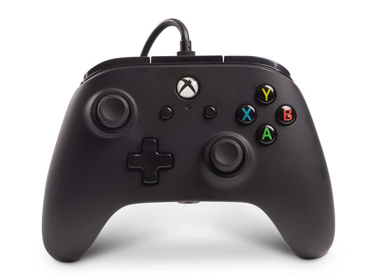 New PowerA Wired Officially Licensed Controller For Xbox One, S, Xbox One X & Windows 10 - Black