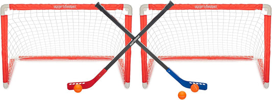 New Road Warrior 36" Street Hockey Fold n' Goal Hockey Combo