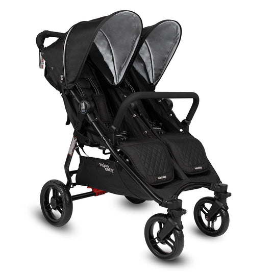 New Valco Baby Slim Twin Stroller, 2022, Licorice Black