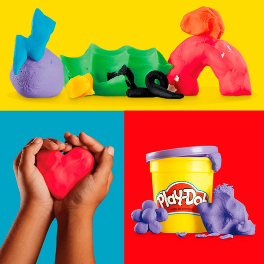 New Play Doh 48 Pack Modeling Compound 3 Ounce Cans - Ages 2+ Years