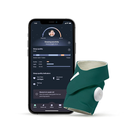 New Owlet Dream Sock Smart Baby Monitor – Deep Sea Green
