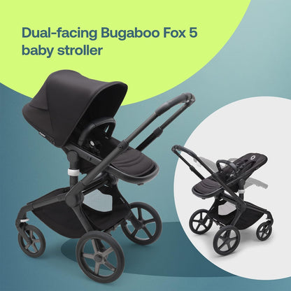 Bugaboo Fox 5 All-Terrain Stroller (Black/Midnight Black)