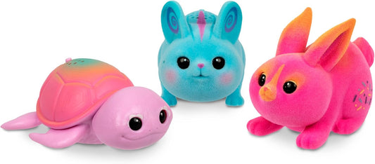 New Little Live Pets NeeDees Candy Series Pack of 3 Interactive Plush Toys