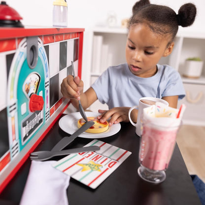 New Melissa & Doug Star Diner 41-Piece Play Kitchen Set