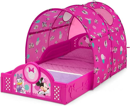 Delta Children Minnie Mouse Toddler Bed with Tent (Pink)