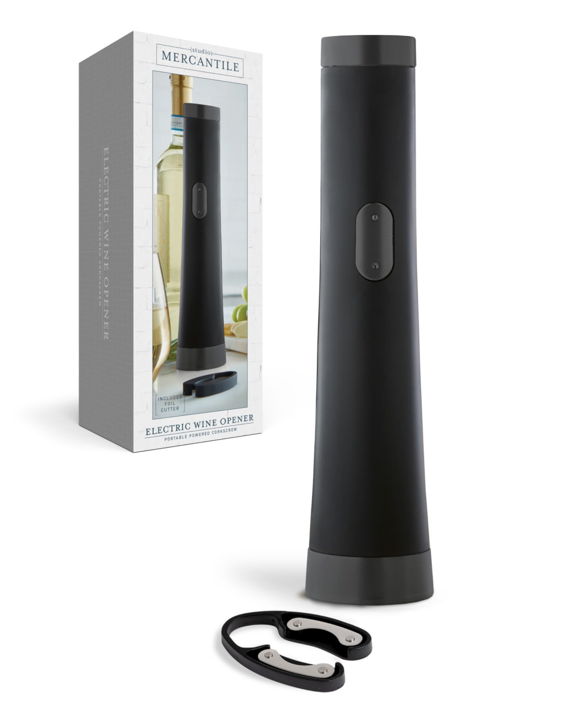 Studio Mercantile Automatic Wine Bottle Opener - Black