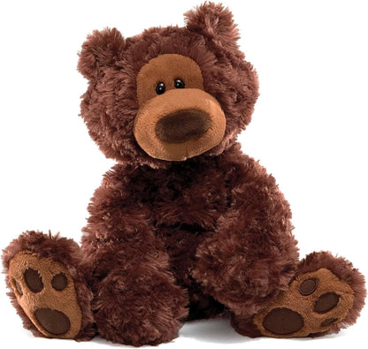 New GUND Philbin Classic Teddy Bear 12 Inch Plush (Chocolate Brown)
