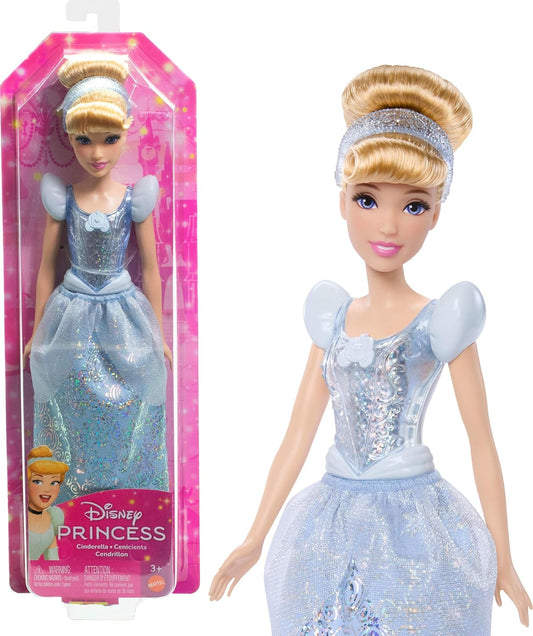 Mattel Disney Princess Cinderella Doll in Sparkling Fashion