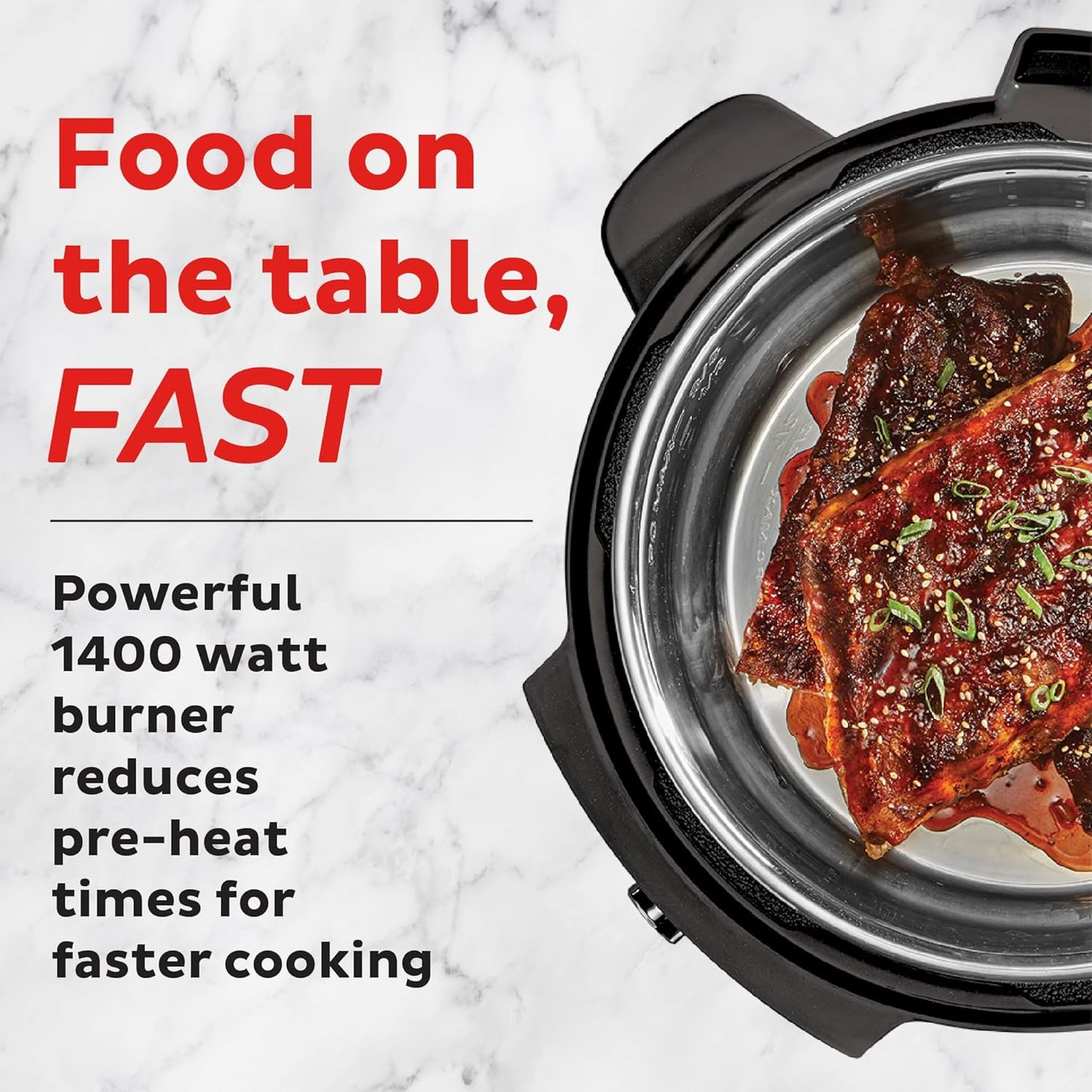 Instant Pot RIO Wide Plus, 9-in-1 Electric Pressure Cooker 7.5 Quarts