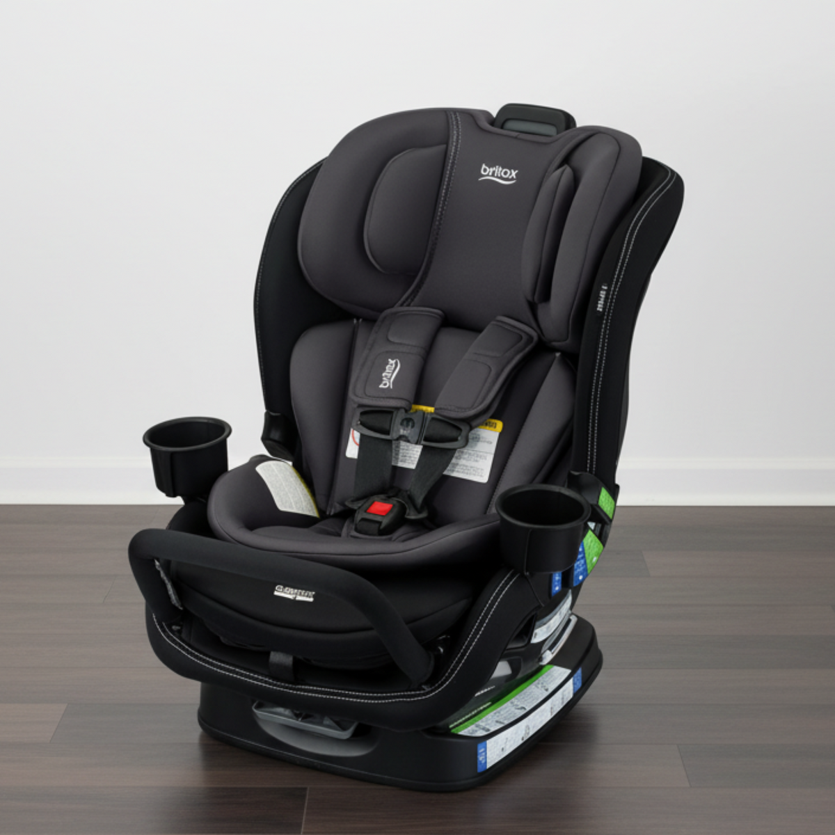New Britax Poplar S 2-in-1 Convertible Car Seat, Slim 17” Design (Stone Onyx 2.0)