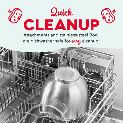 DASH Tilt-Head 3.5qt Stand Mixer 12 Speeds (Forged Iron)