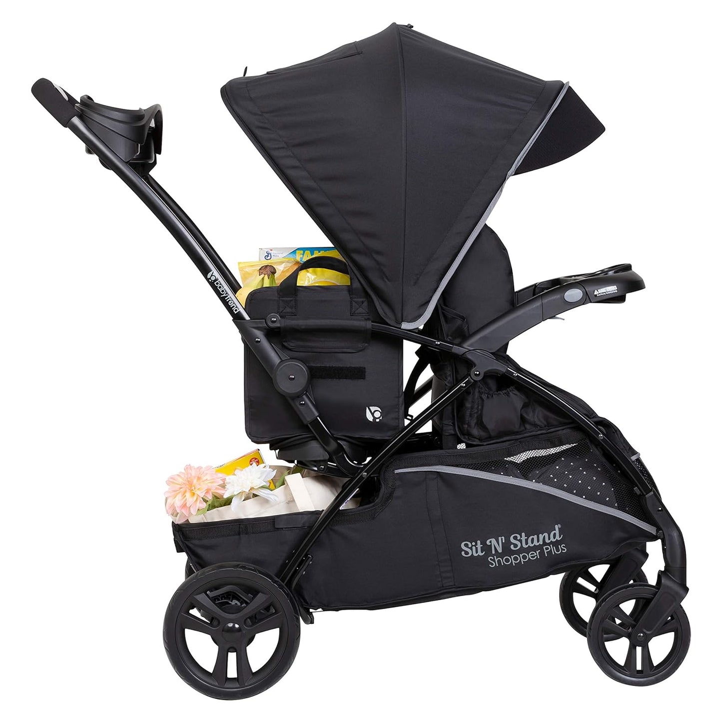 New Baby Trend Sit N’ Stand® 5-in-1 Shopper Plus Stroller (Kona)