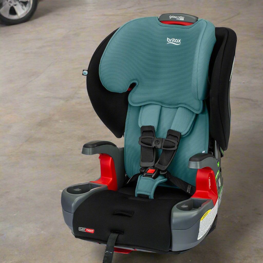 New Britax Grow with You ClickTight Harness-2-Booster Car Seat (Green Contour)