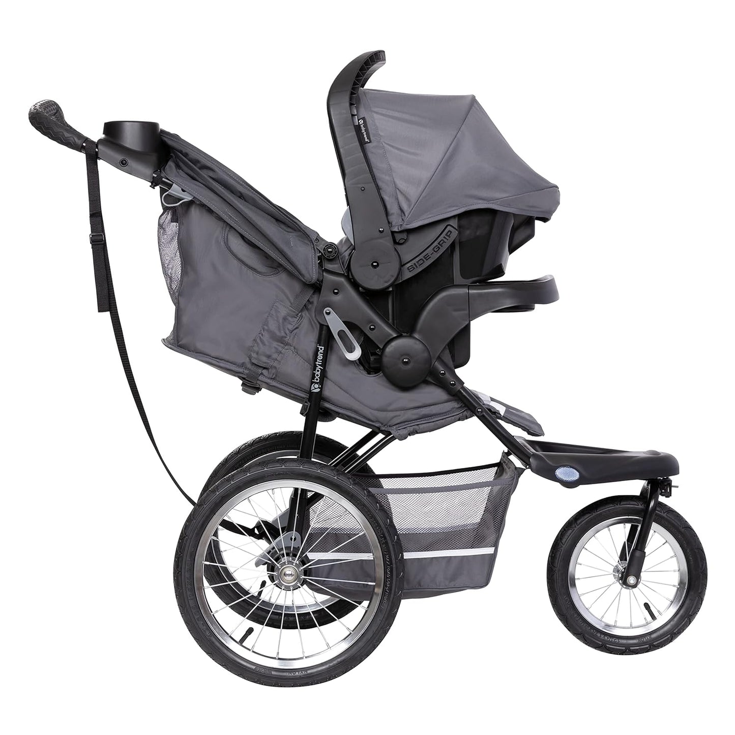 New Baby Trend Expedition Jogger Travel System with EZ-Lift Infant Car Seat (Dash Grey)