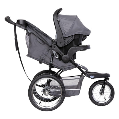 New Baby Trend Expedition Jogger Travel System with EZ-Lift Infant Car Seat (Dash Grey)