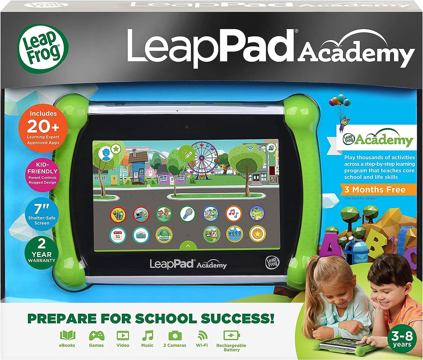 New Open Box Leapfrog LeapPad Academy Kids Learning Tablet