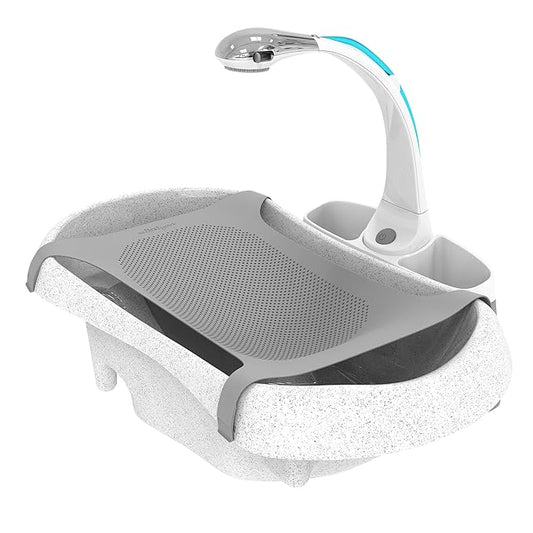 New The First Years Rain Shower Baby Bathtub - Newborn to Toddler