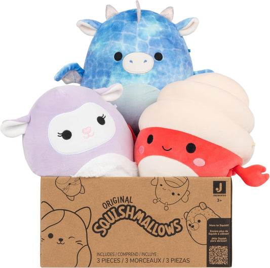 New Squishmallows Mystery Plush 3-Pack (8-Inch)