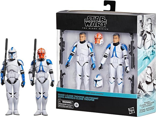 Star Wars: Ahsoka Clone Trooper Black Series Action Figure Set - 2pk