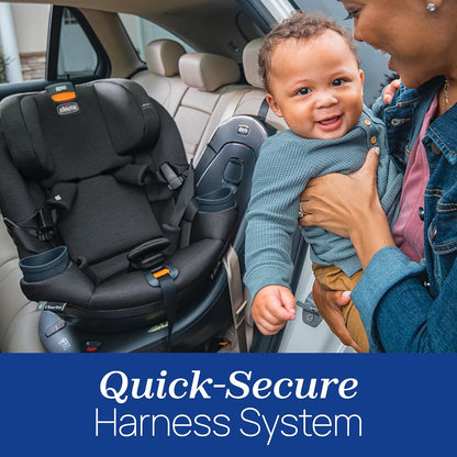 Chicco Fit360 ClearTex Rotating Convertible Car Seat (Titanium/Grey)