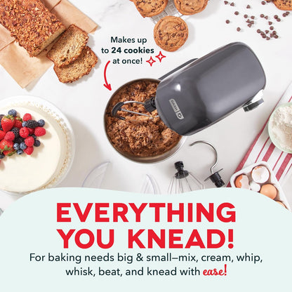 DASH Tilt-Head 3.5qt Stand Mixer 12 Speeds (Forged Iron)