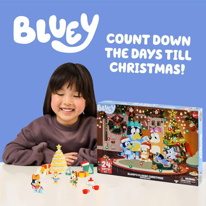 New Moose Toys Bluey 24 Day Advent Calendar Toy Set