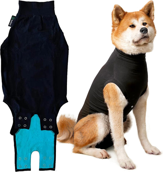 Recovery Suit for Dogs (X-Large, Black)