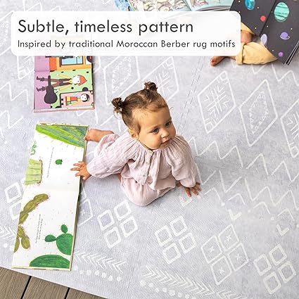 New Lillefolk Baby Play Mat - Baby Playmat | Interlocking Mat (Grey)