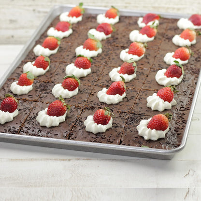 New USA Pan 3-Piece Warp Resistant Non-Stick Aluminized Steel Bakeware Set