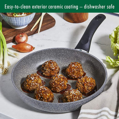 New Ballarini Parma Plus Nonstick Cookware Set, 10 Piece (Grey)