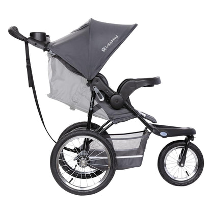 New Baby Trend Expedition Jogger Travel System with EZ-Lift Infant Car Seat (Dash Grey)