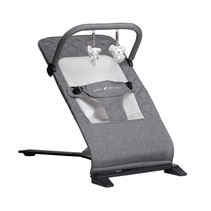 Baby Delight Alpine Deluxe Portable Bouncer (Charcoal Tweed)