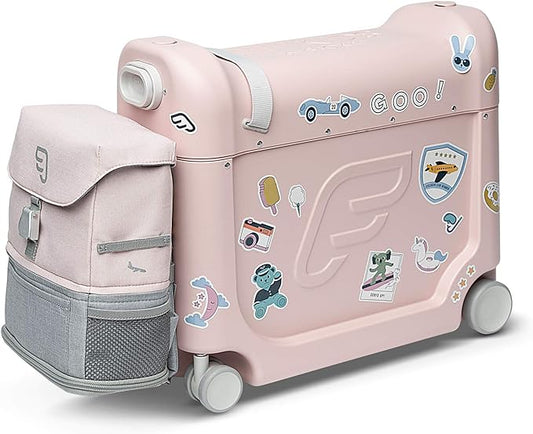 JetKids by Stokke Travel Bundle - Includes Kid’s Ride-On Suitcase & In-Flight Bed