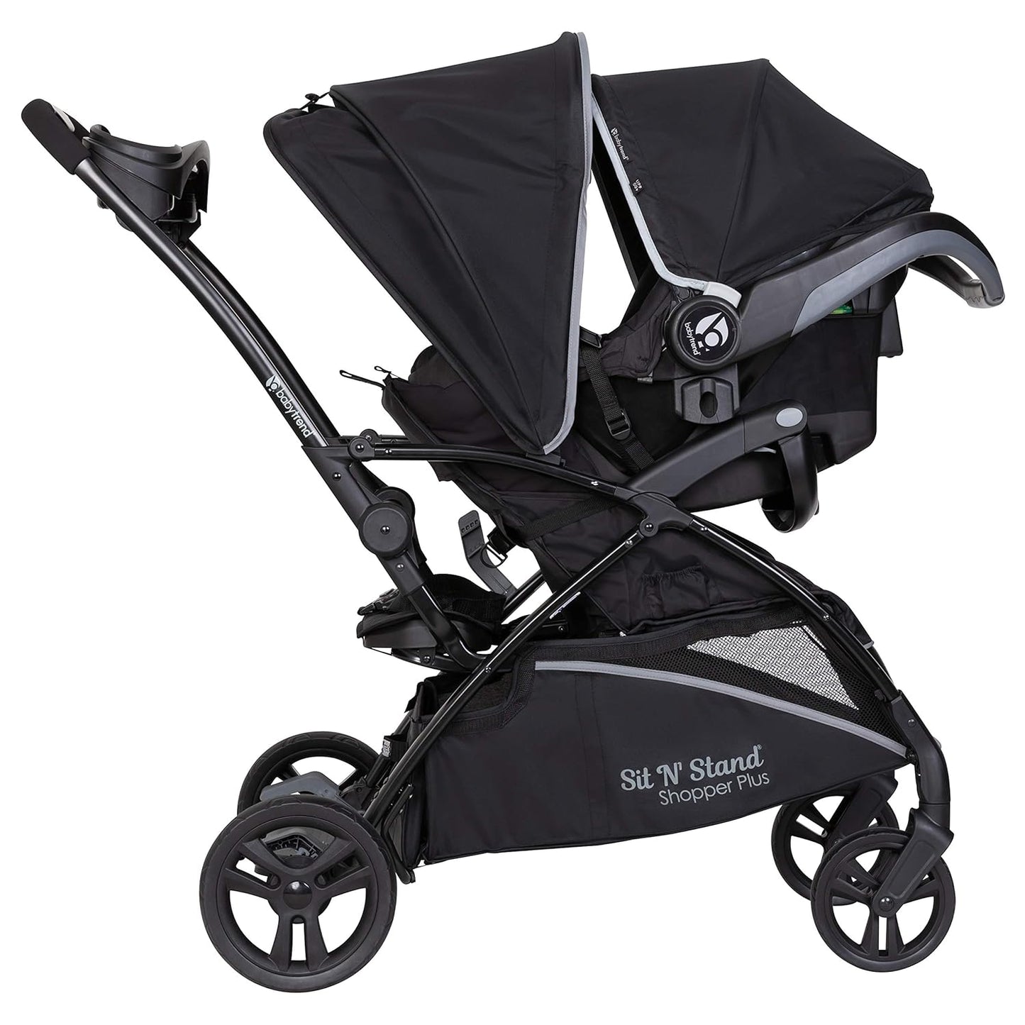 New Baby Trend Sit N’ Stand® 5-in-1 Shopper Plus Stroller (Kona)