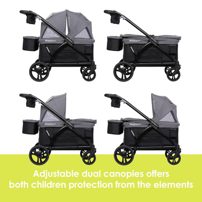 Baby Trend Navigator PRO 2-in-1 Stroller Wagon (Dash Black)