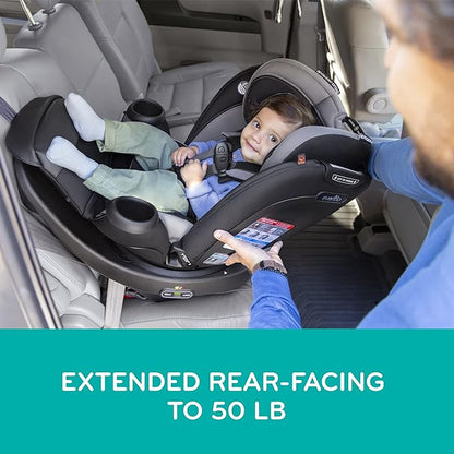 New Evenflo Revolve360 Extend All-in-One Rotational Car Seat (Rockland Green)