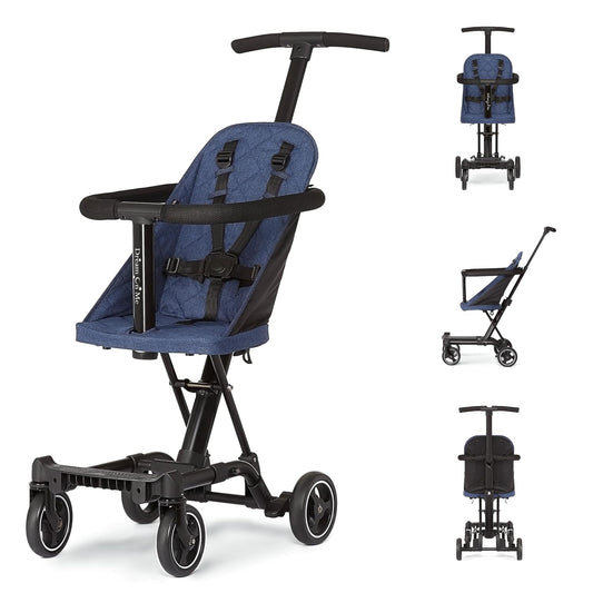 Dream On Me Lightweight and Compact Coast Rider Stroller (Navy)