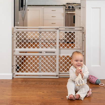 New Toddleroo by North States Supergate Ergo Baby Gate (26 to 42 Inches Wide - 26 Inches Tall - Sand)