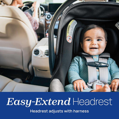 New Chicco KeyFit Max Zip Infant Car Seat with Base, 4–30 Pounds (Apex/Black)
