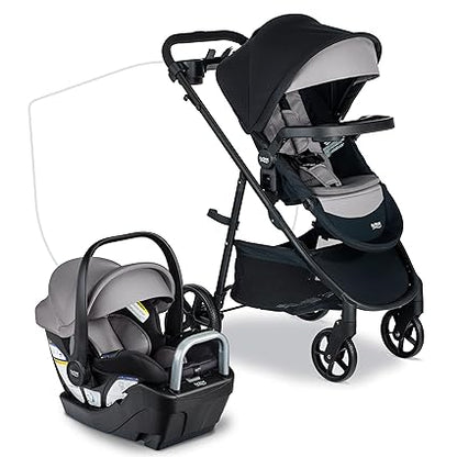 New Britax Willow Brook S+ Travel System with Base (Graphite Onyx)