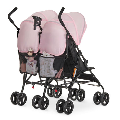 Dream On Me Twin Venture Umbrella Stroller (Pink)