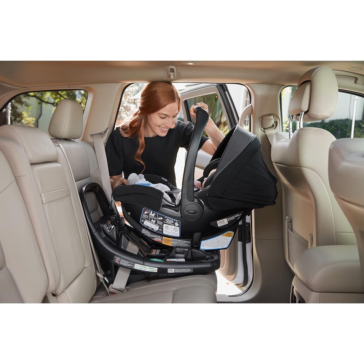 New Graco SnugRide SnugFit 35 DLX Infant Car Seat (Spencer)